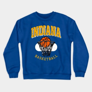 Vintage Indiana Basketball Crewneck Sweatshirt